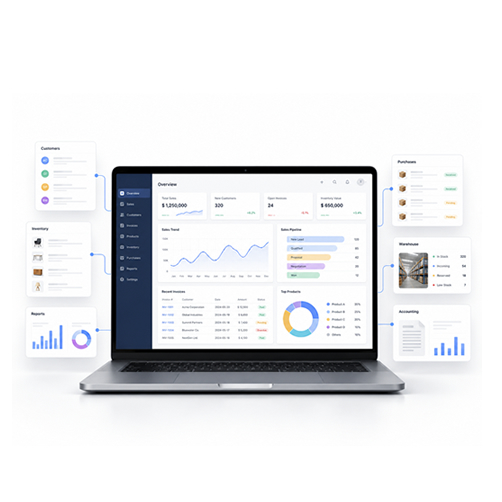 ERP CRM i connectors per a empreses