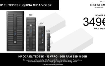 HP EliteDesk – Ordinador professional per al teu negoci | Rsystems Girona