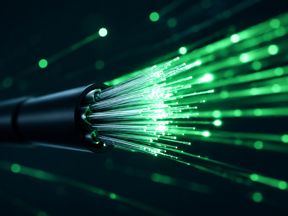 Fibra òptica simètrica per a empreses
